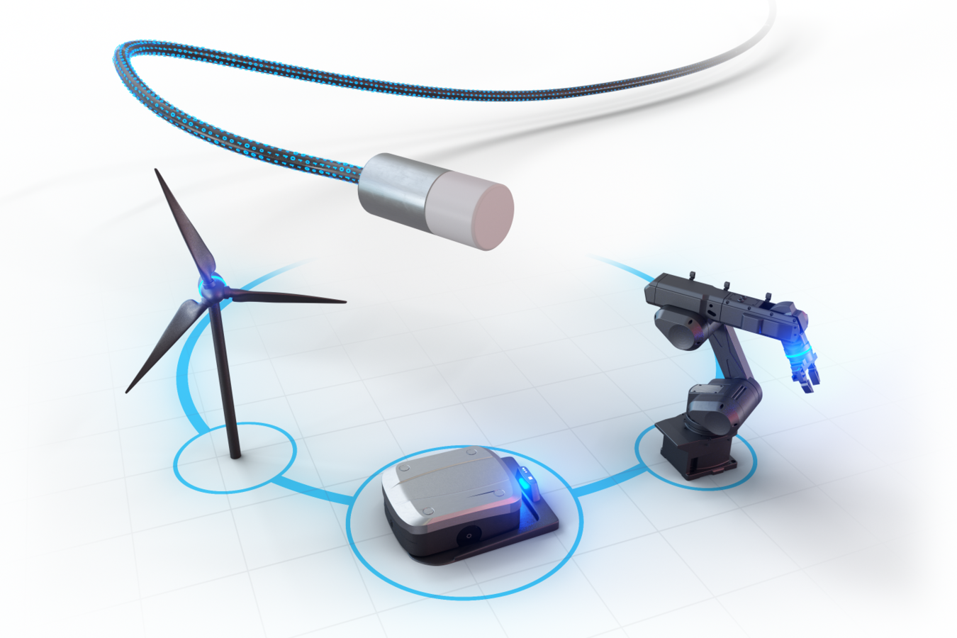 Contactless Data and Power Transmission